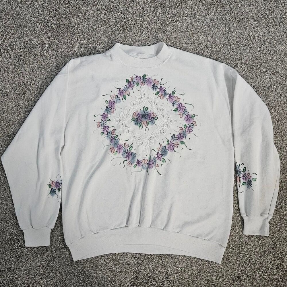 Women's White Sweatshirt